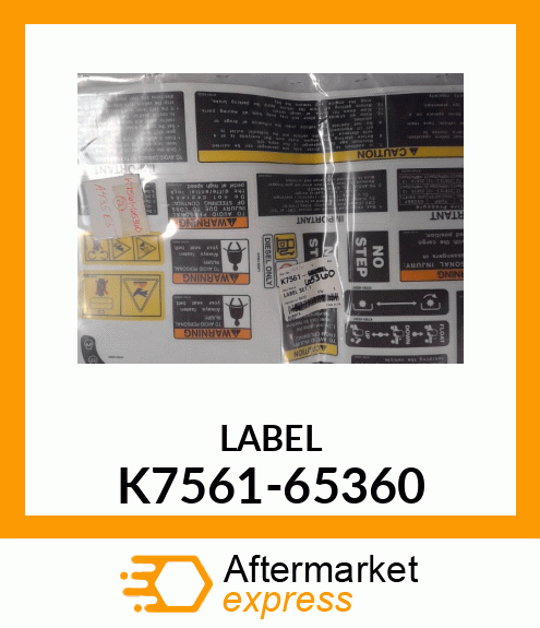 LABEL K7561-65360