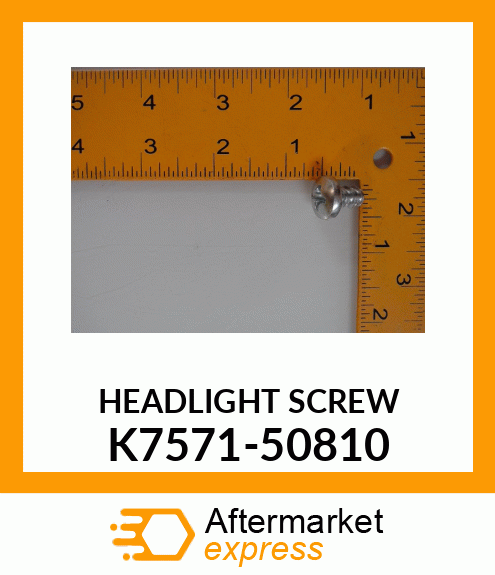 SCREW,HEADLIGHT K7571-50810