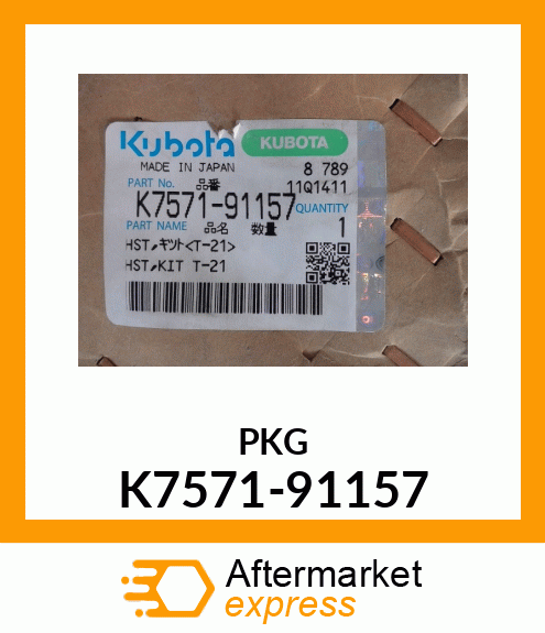 PKG K7571-91157