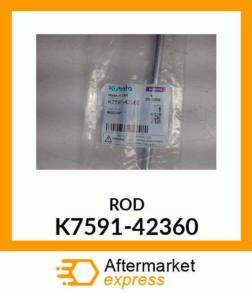 ROD K7591-42360