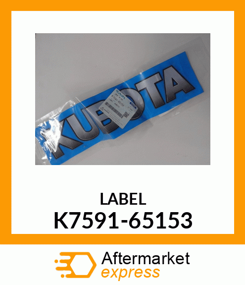 LABEL K7591-65153