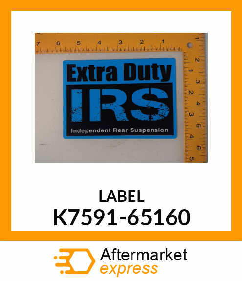 LABEL K7591-65160