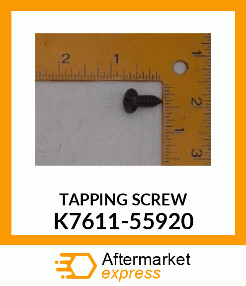 TAPPING SCREW K7611-55920