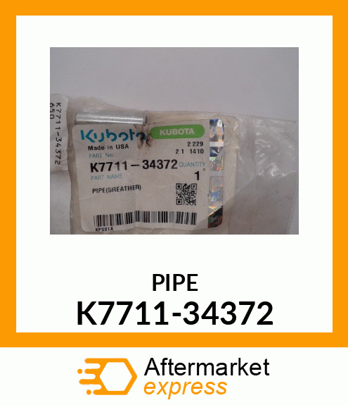 PIPE K7711-34372