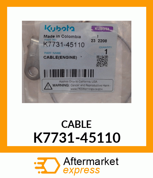 CABLE K7731-45110