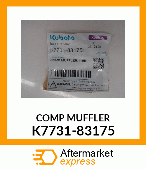 COMP_MUFFLER K7731-83175