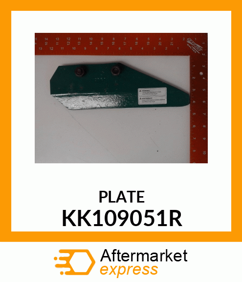 PLATE KK109051R