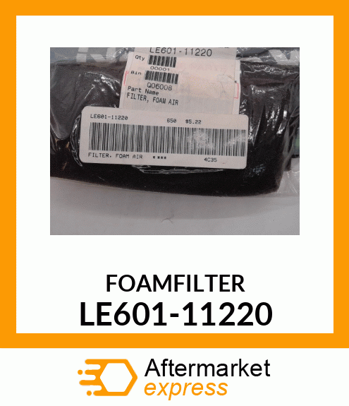 FOAMFILTER LE601-11220