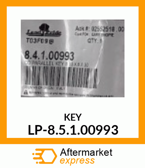 KEY LP-8.5.1.00993