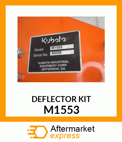 DEFLECTOR KIT M1553