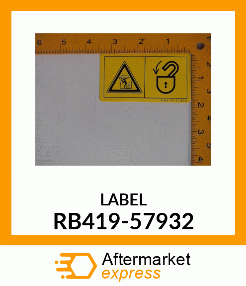 LABEL RB419-57932