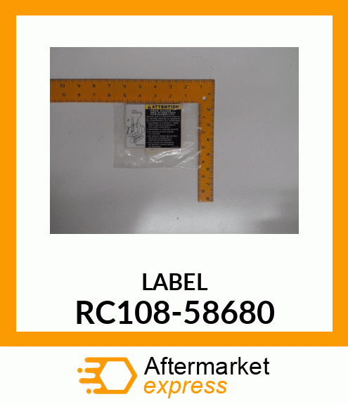 LABEL RC108-58680