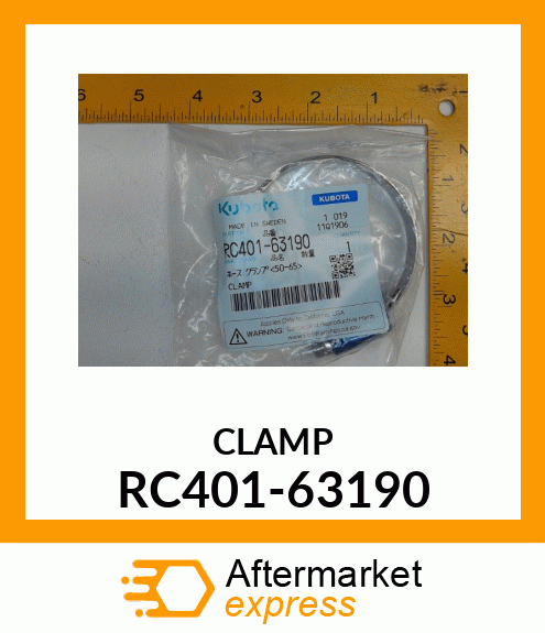 CLAMP RC401-63190