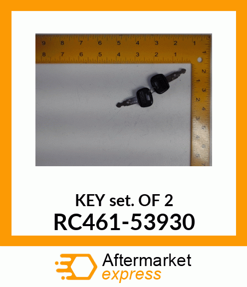 KEY SET OF 2 RC461-53930