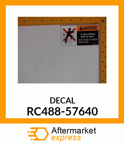 DECAL RC488-57640