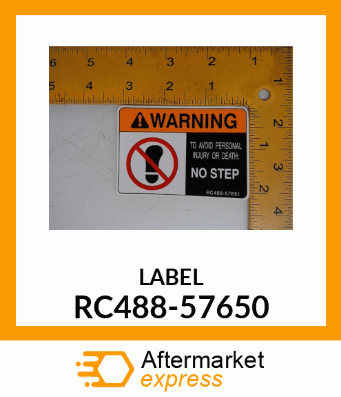 LABEL RC488-57650