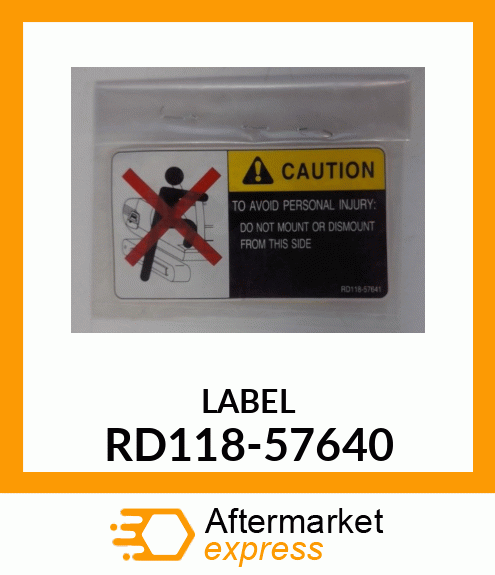 LABEL RD118-57640