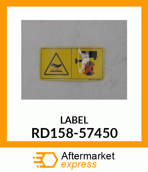 LABEL RD158-57450