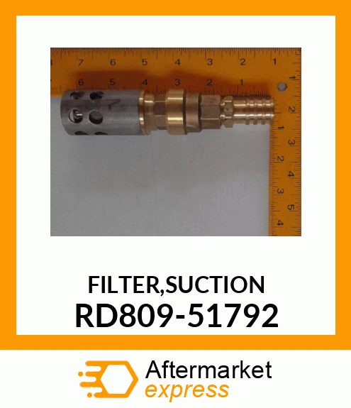 FILTER,SUCTION RD809-51792