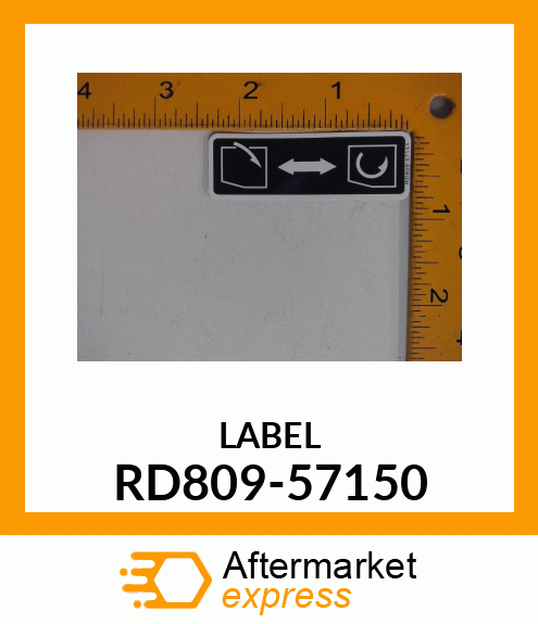 LABEL RD809-57150