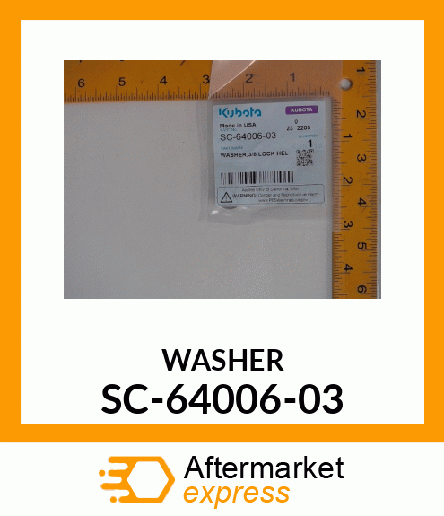 WASHER SC-64006-03