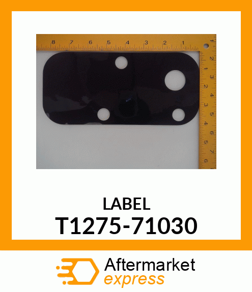 LABEL T1275-71030