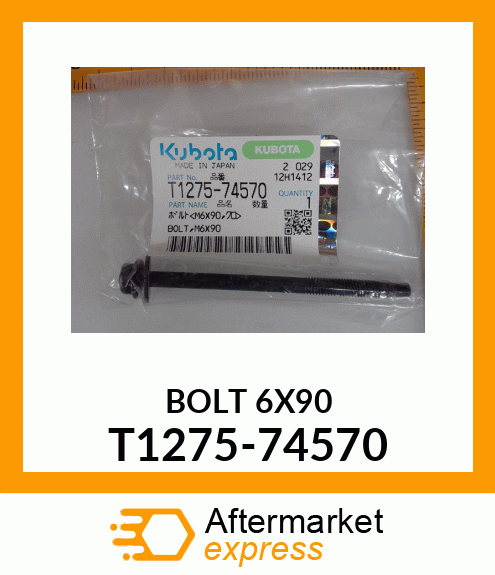 BOLT6X902PC T1275-74570