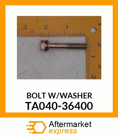 BOLTW/WSHR TA040-36400