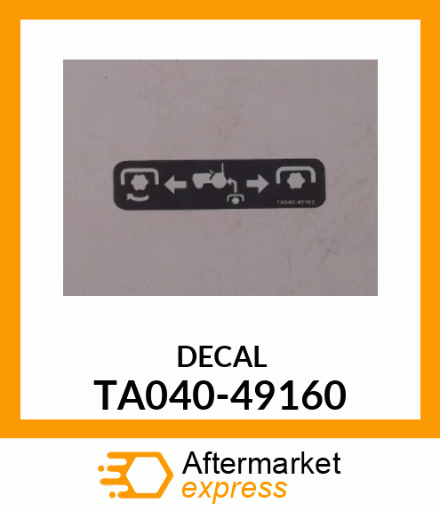 DECAL TA040-49160