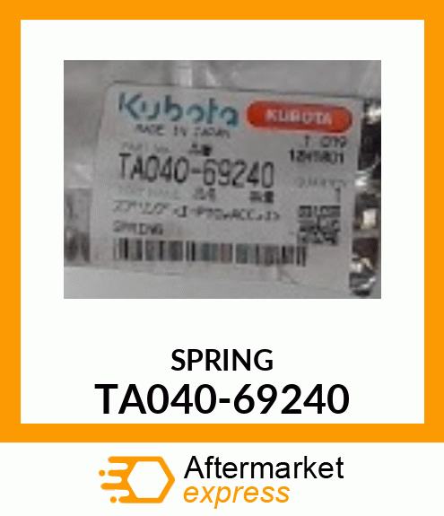 SPRING TA040-69240