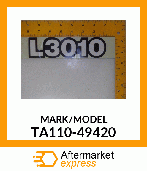 MARK/MODEL TA110-49420