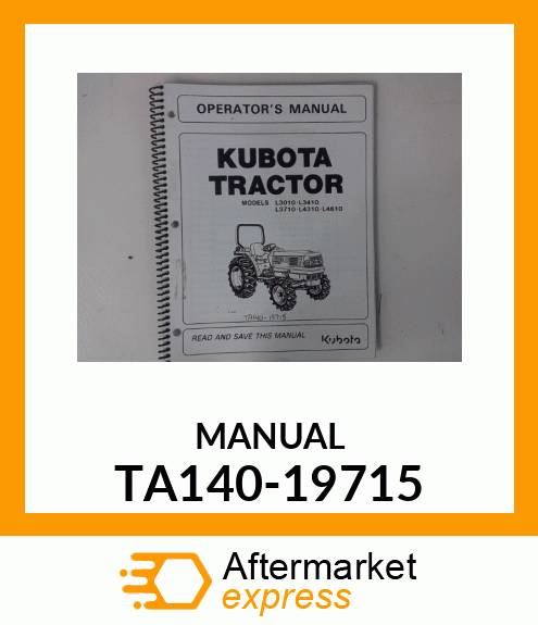 MANUAL TA140-19715