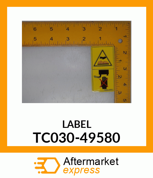 LABEL TC030-49580