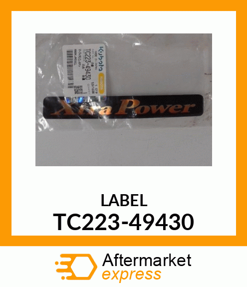 LABEL TC223-49430