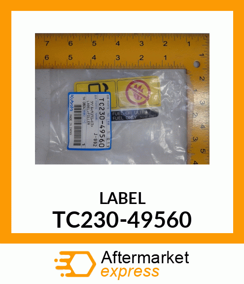 LABEL TC230-49560