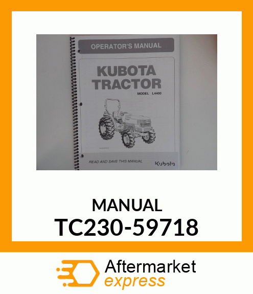 MANUAL TC230-59718