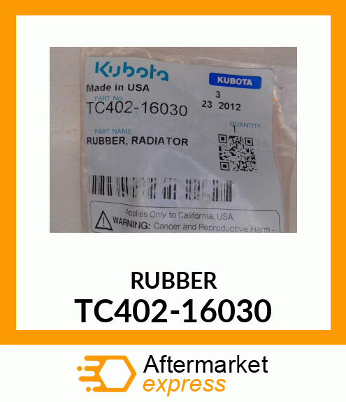 RUBBER TC402-16030