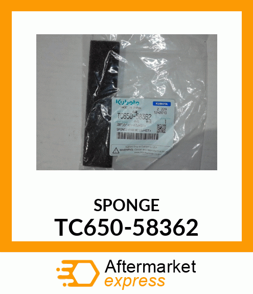 SPONGE TC650-58362