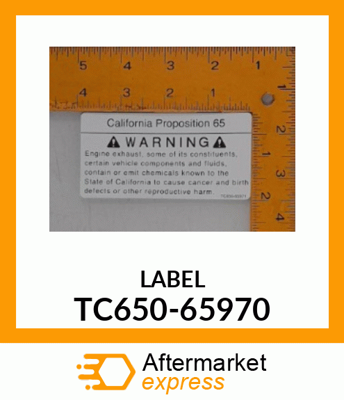 LABEL TC650-65970