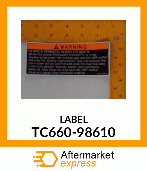 LABEL TC660-98610