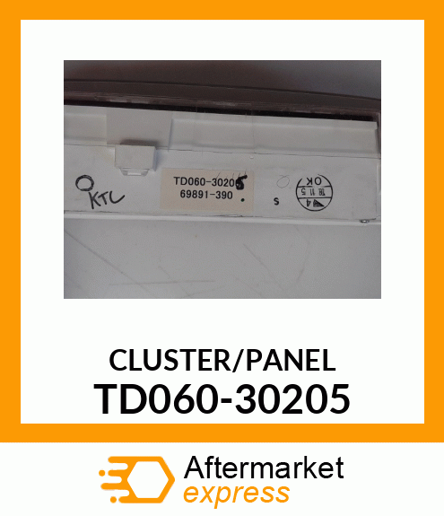 CLUSTER/PANEL TD060-30205