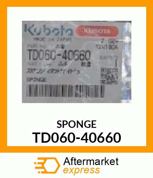 SPONGE TD060-40660