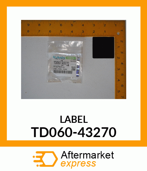 LABEL TD060-43270