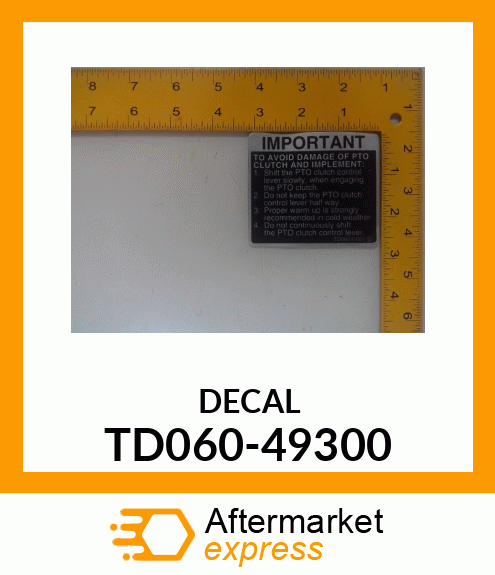 DECAL TD060-49300