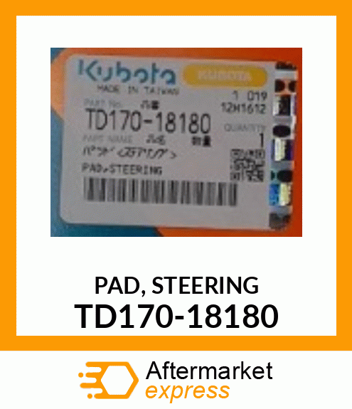 PAD, STEERING TD170-18180