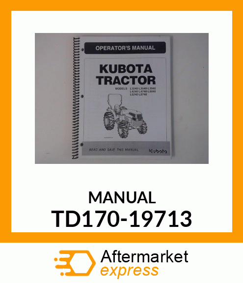 MANUAL TD170-19713