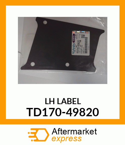 LHLABEL TD170-49820