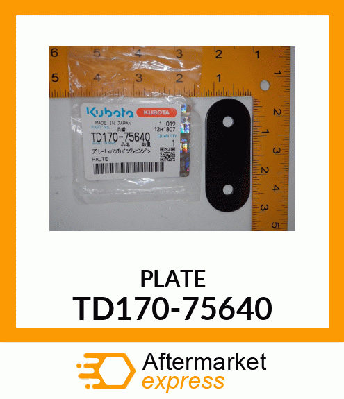 PLATE TD170-75640