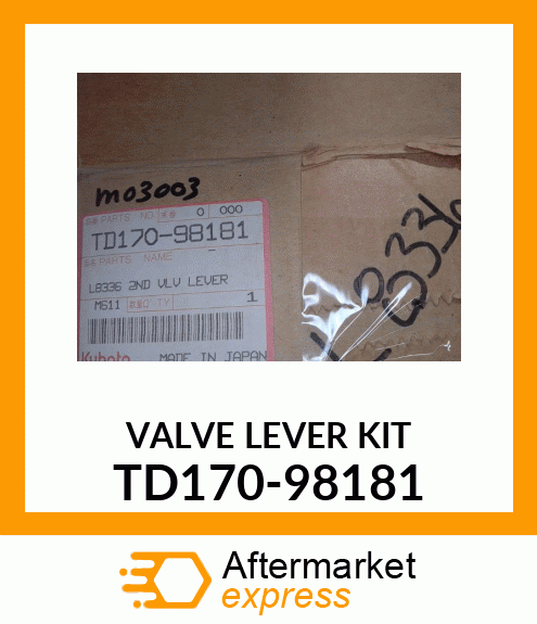 VAL_LEVER TD170-98181