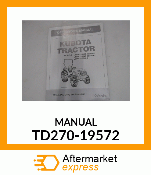 MANUAL TD270-19572